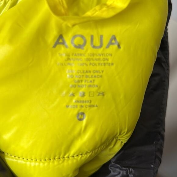 Aqua Packable Bold Color Block Puffer Jacket - Picture 6 of 6